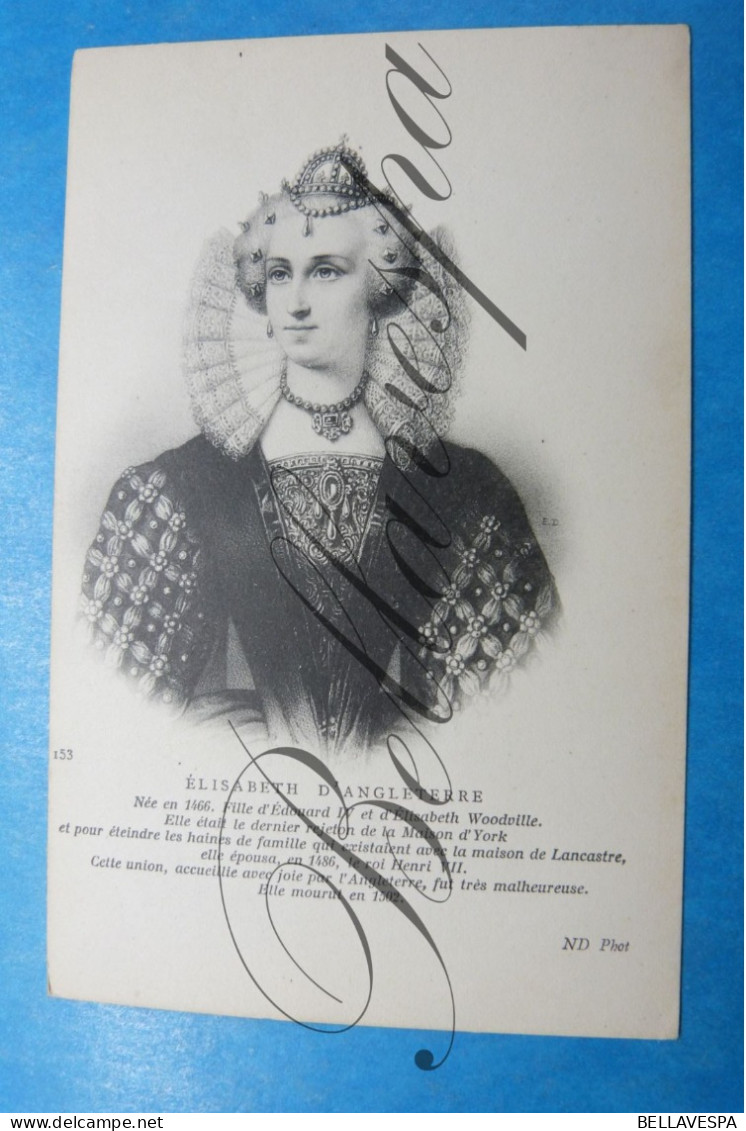 Beroemde Historische  Personen Lot X 12 Cpa Postkaarten/cartes Postales Femmes Hommes  Historique N.D. Phot. - Personnages Historiques