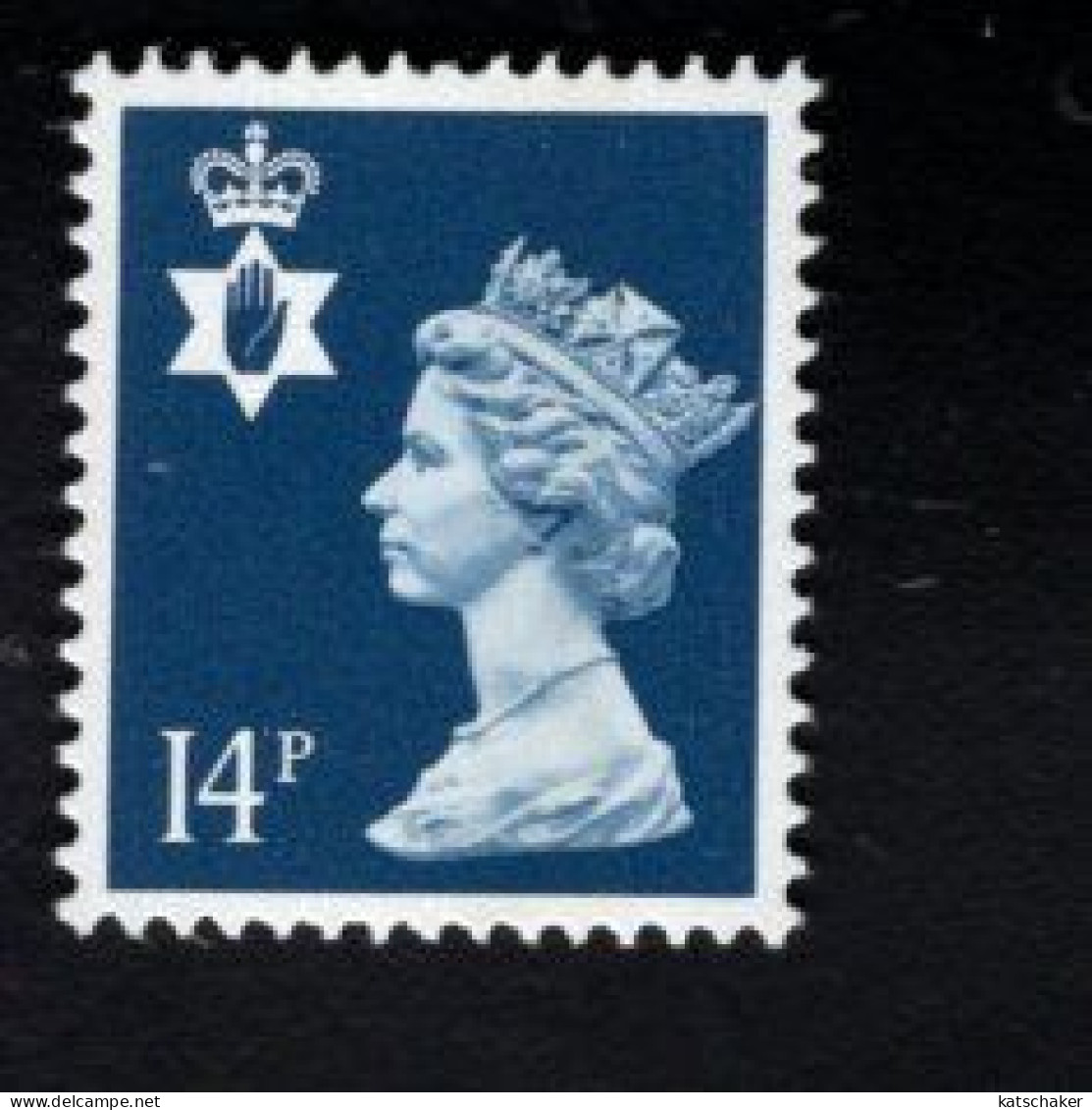 467629875 1988 SCOTT NIMH24 GIBBONS NI39 (XX) - QUEEN ELIZABETH II - CENTRE BAND - Northern Ireland