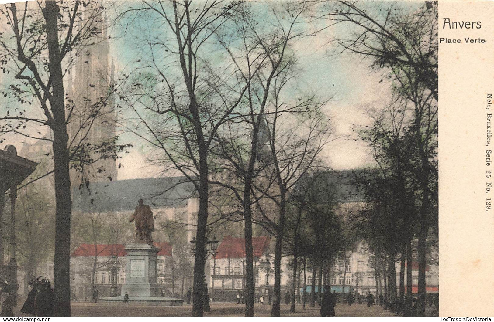 BELGIQUE - Anvers - Vue Sur La Place Verte - Colorisé - Carte Postale Ancienne - Antwerpen