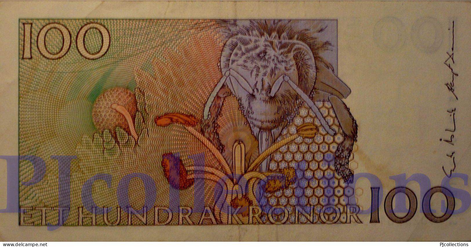 SWEDEN 100 KRONOR 1986 PICK 57a VF - Svezia