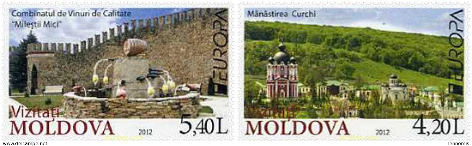 Moldavie Europa 2012 Neufs - Visite Europe - 2012