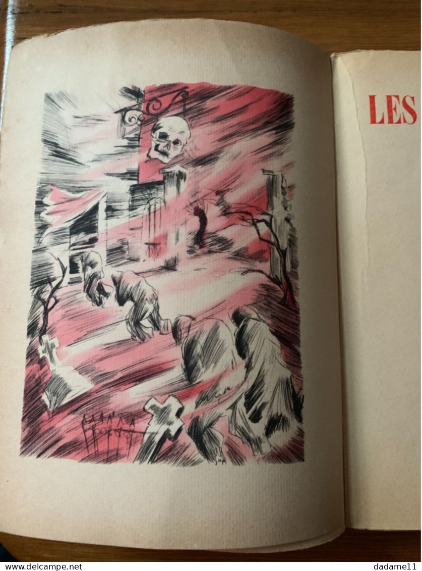 Les Fleurs Du Mal Par Baudelaire Avec Illustrations éditions Athéna 1946 - Auteurs Français