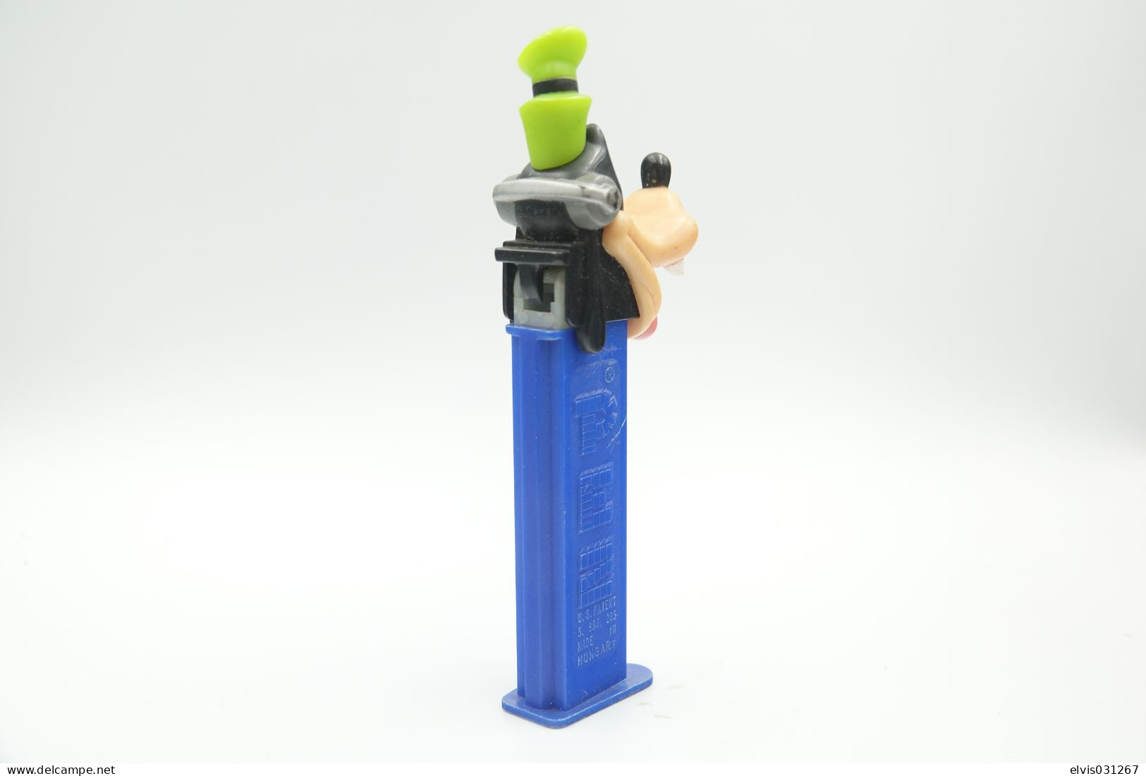 Vintage PEZ DISPENSER : GOOFY - 2003 - Mickey Mouse Disney  - Us Patent Hungary Made L=12cm - Beeldjes