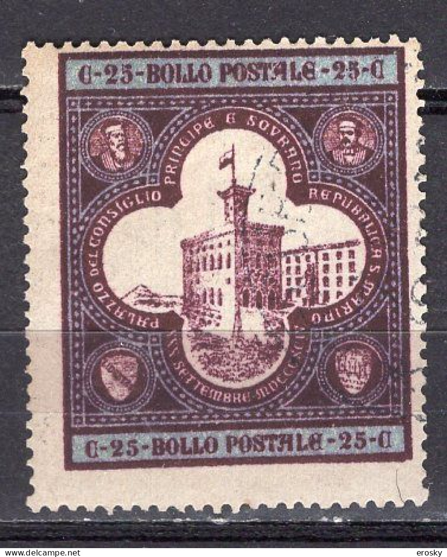 Y8151 - SAN MARINO Ss N°23 - SAINT-MARIN Yv N°23 - Used Stamps