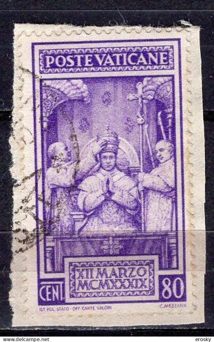 Z1549 - VATICANO SASSONE N°70 - VATICAN Yv N°88 - Usados