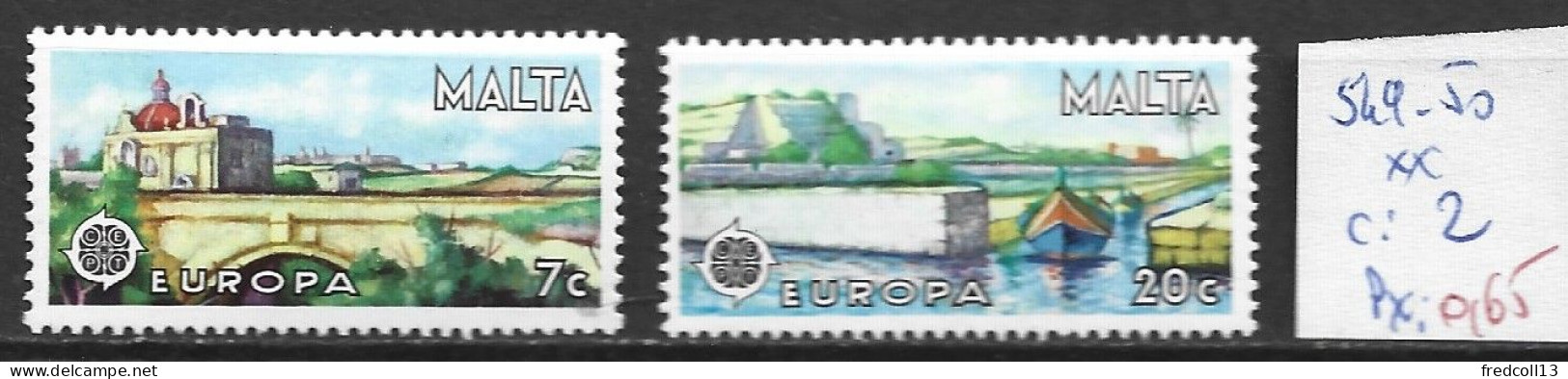 MALTE 549-50 ** Côte 2 € - 1977