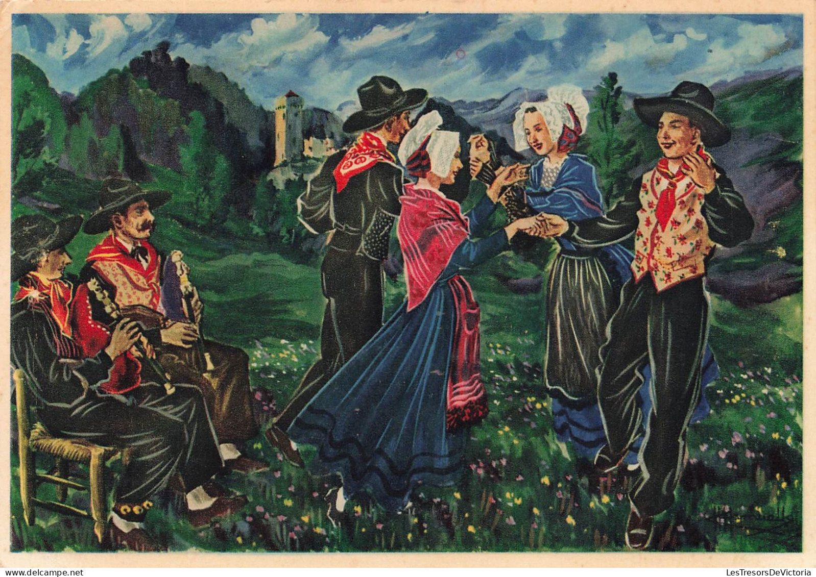 ARTS - Peintures Et Tableaux - La Soupe Aux Choux - En Parcourant L'Auvergne - Carte Postale Ancienne - Pintura & Cuadros