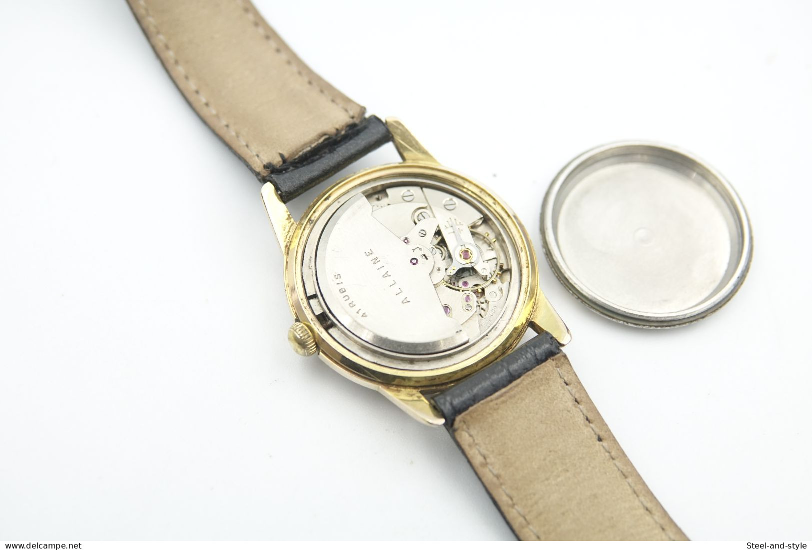 watches : ALLAINE 41 JEWELS SUPER AUTOMATIC - original 1960's - swiss made - running - excelent condition