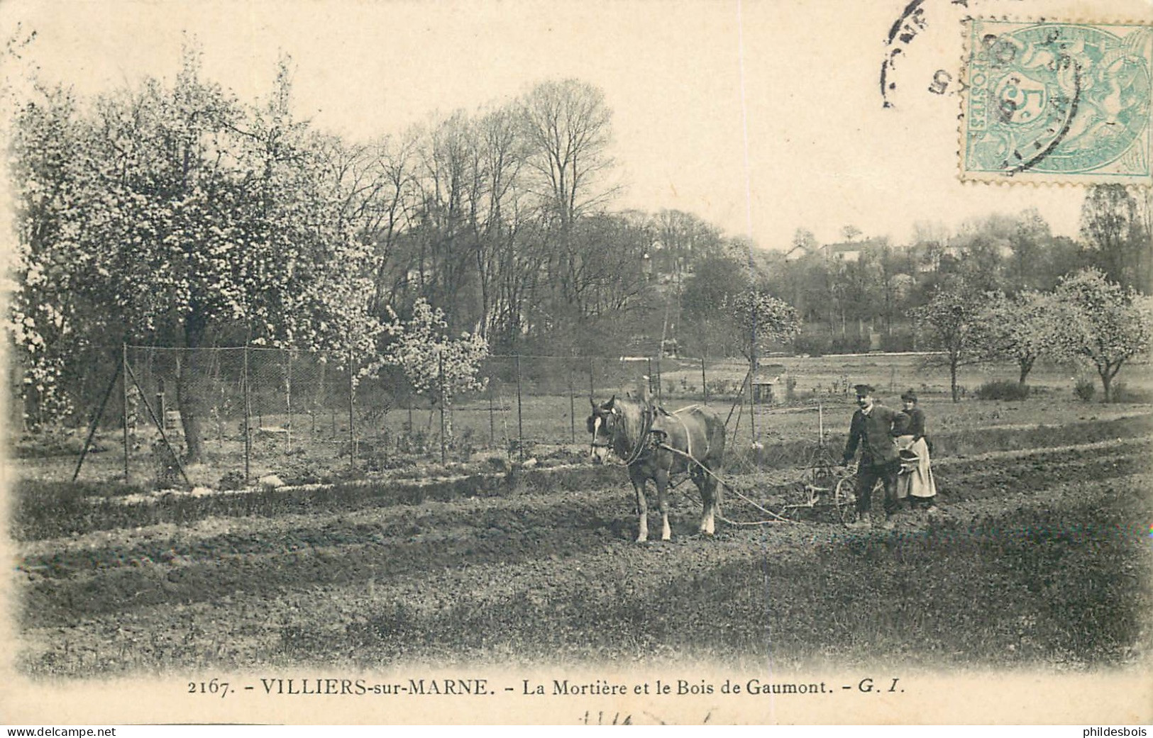 VAL DE MARNE  VILLIERS SUR MARNE  La Mortiere Et Le Bois De Gaumont - Villiers Sur Marne