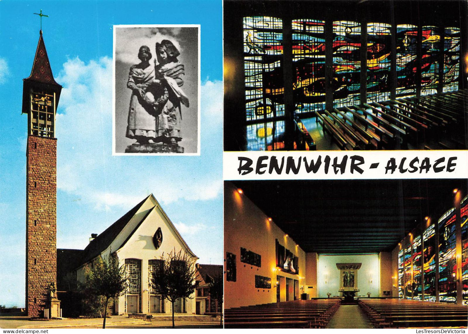 FRANCE - Alsace - Bennwihr - Multivues - Colorisé - Carte Postale - Alsace