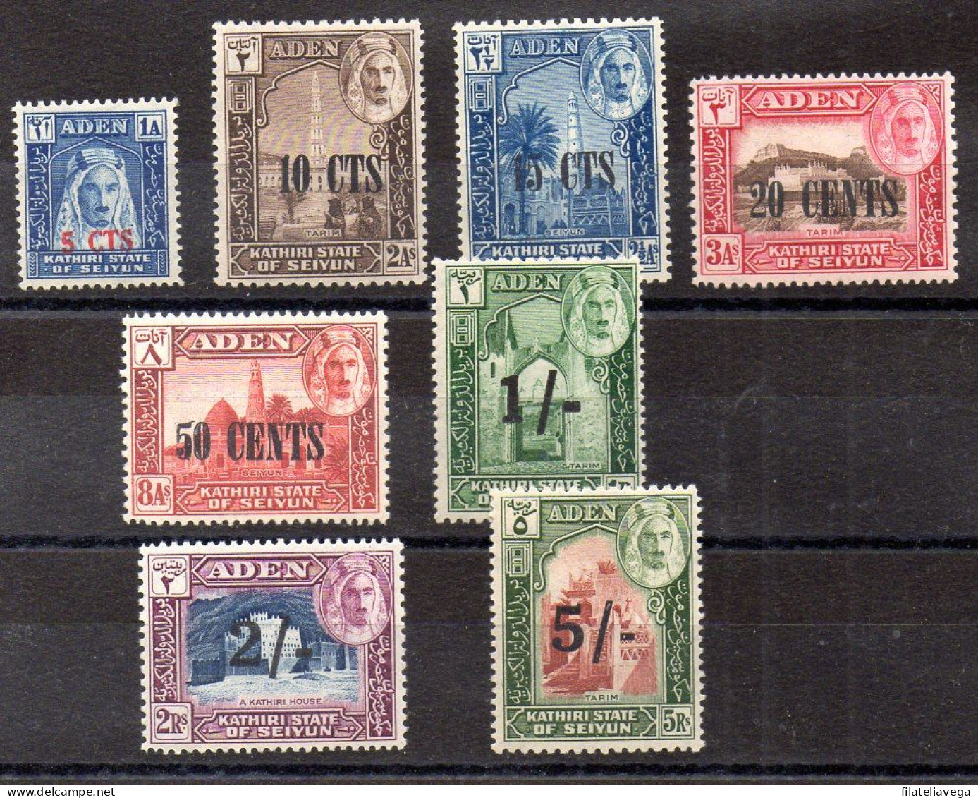 Serie De Aden Nº Yvert 20/27 ** - Aden (1854-1963)