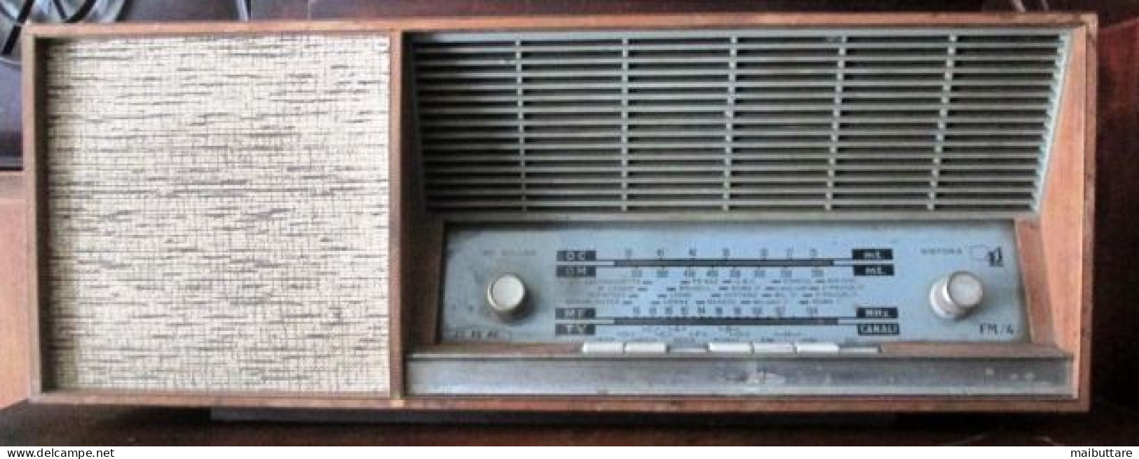 Radio GBC Electronica Vintage Anni '70 Dimensioni Cm.50 X 16.5 X 18 Non Testata - Objets Dérivés