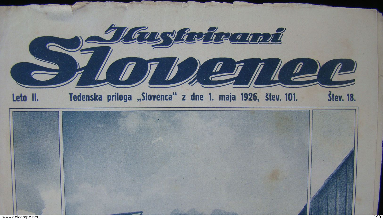 Newspaper Priloga Ilustrirani Slovenec, Slovenski Kmetiski Dom.(Gorenjsko) - Langues Slaves