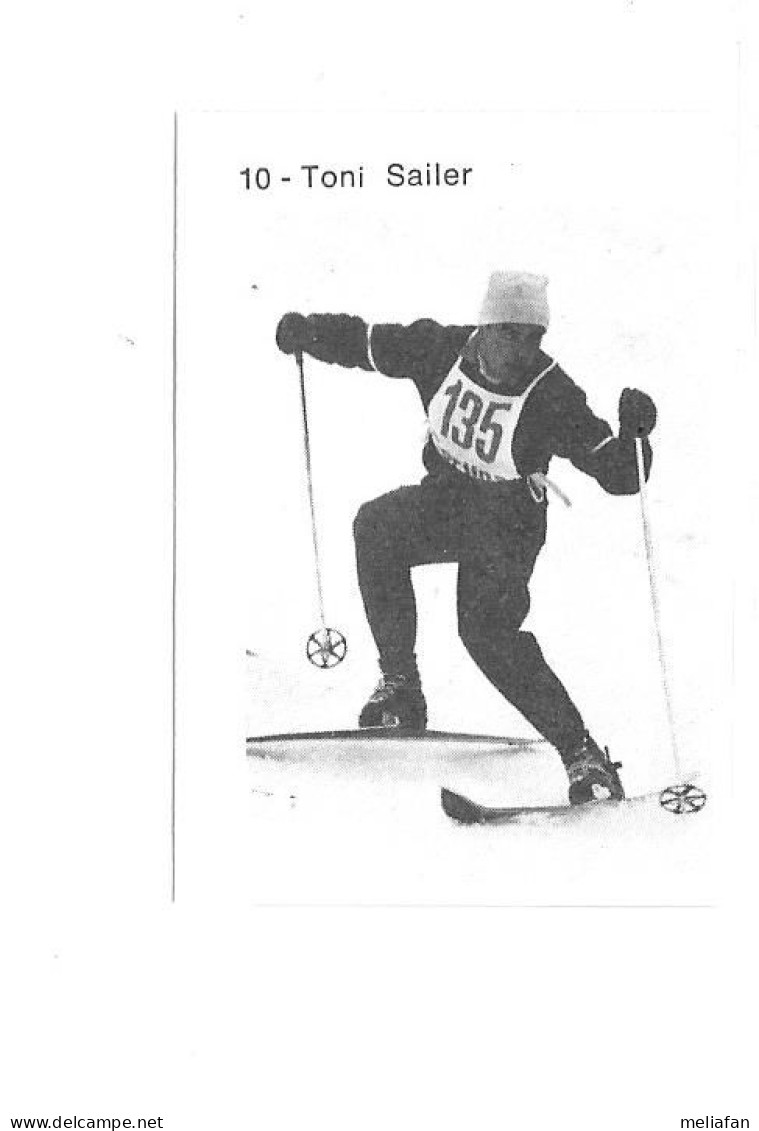 EB34 - VIGNETTE CHOCOLAT SUCHARD - SKI - TONI SAILER - Winter Sports