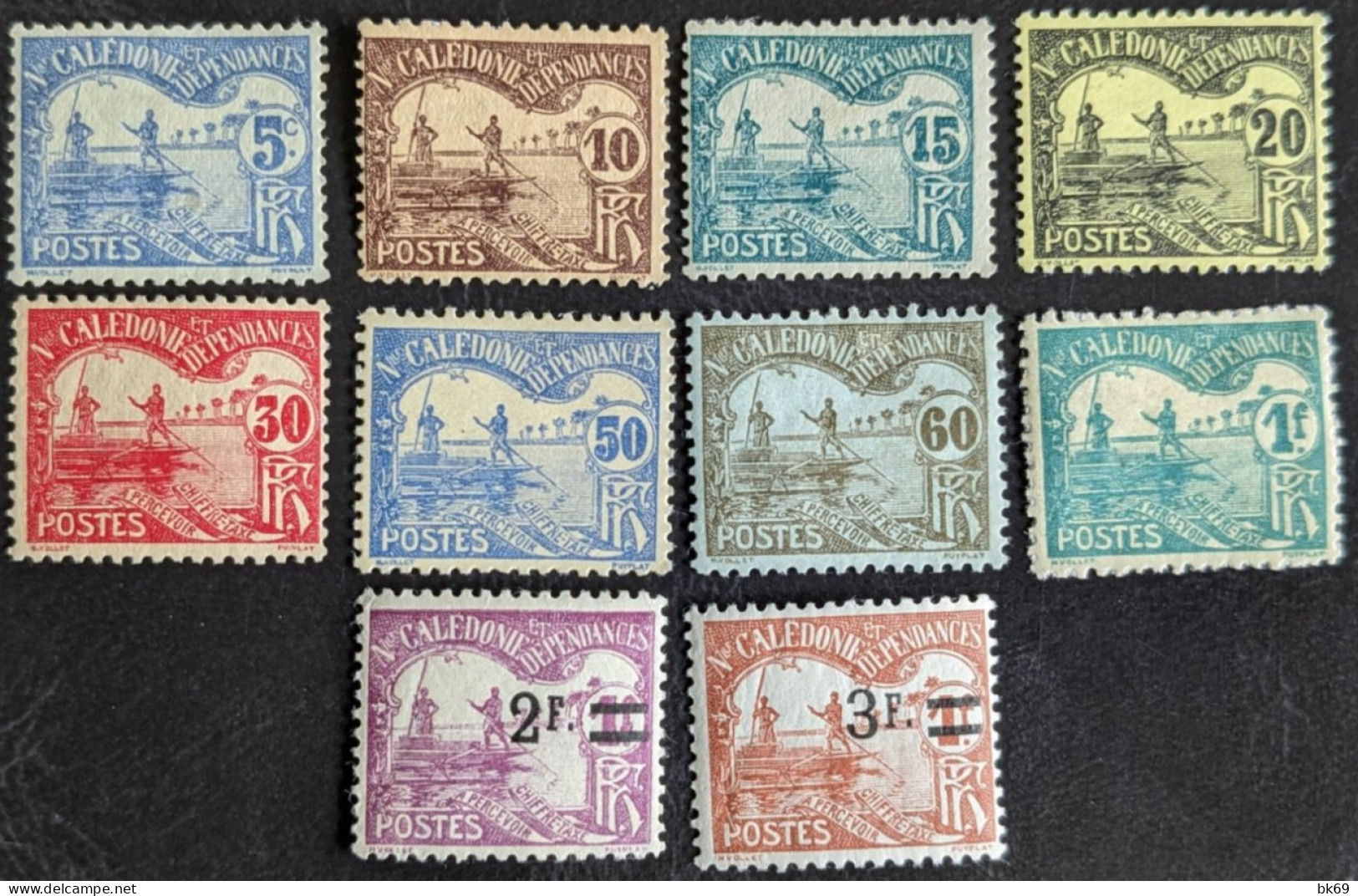 16 à 23 & 24 à 25* Taxe 2 Série Complète Nouvelle Calédonie - Postage Due