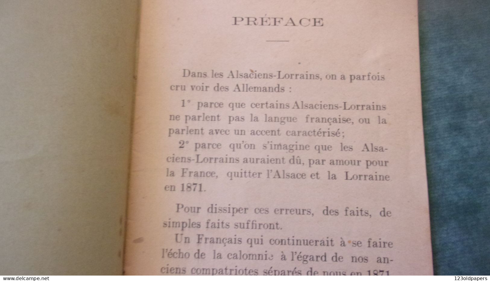 1917 WWI LA FRANCE  ET LES ALSACIENS LORRAINS C PFISTER E HINZELIN - Alsace