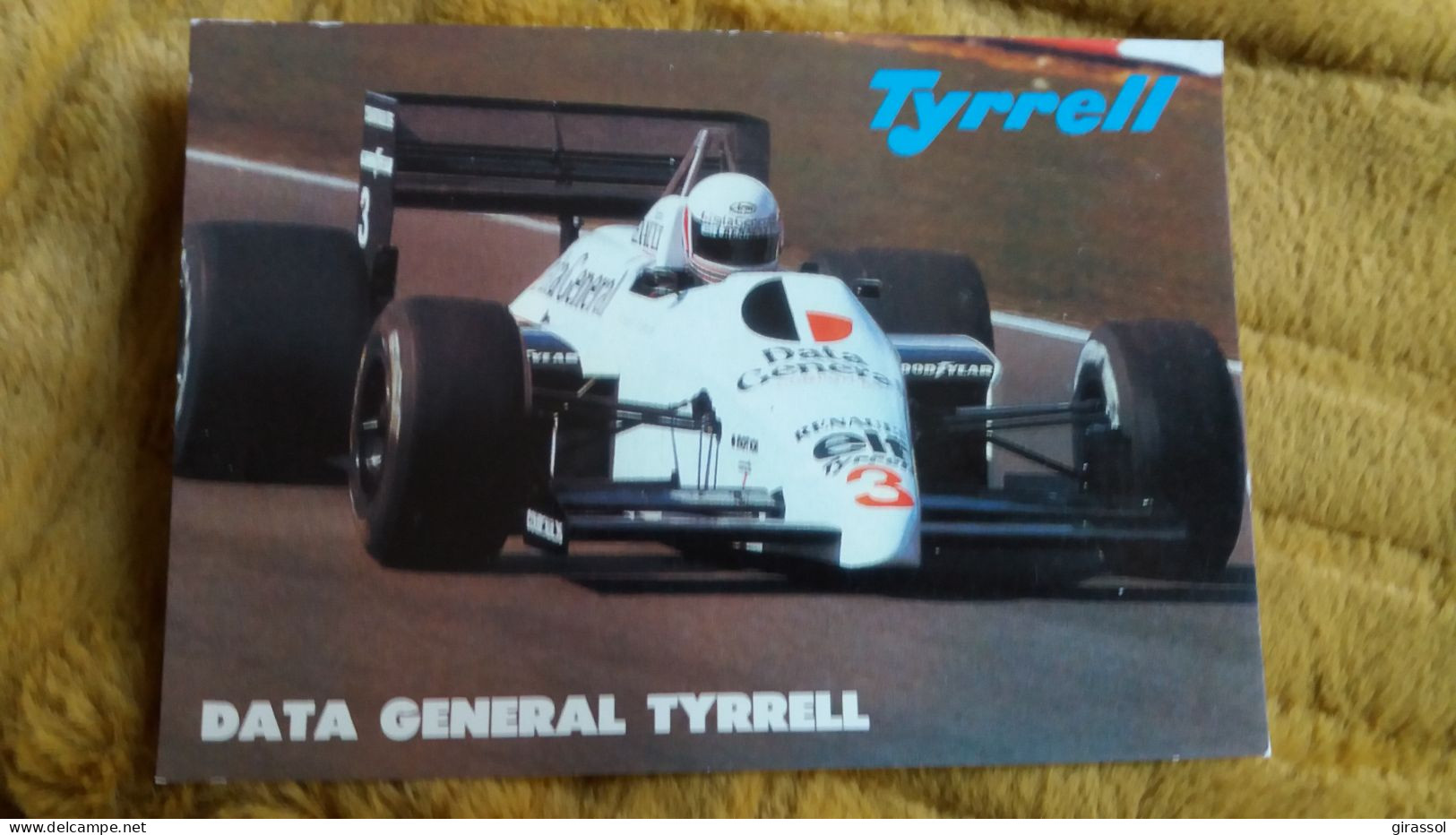 CPM AUTO VOITURE DE SPORT TYRRELL DATA GENERAL CHAMPIONNAT DU MONDE DE FORMULE 1 SAISON 1986 1987 - Grand Prix / F1