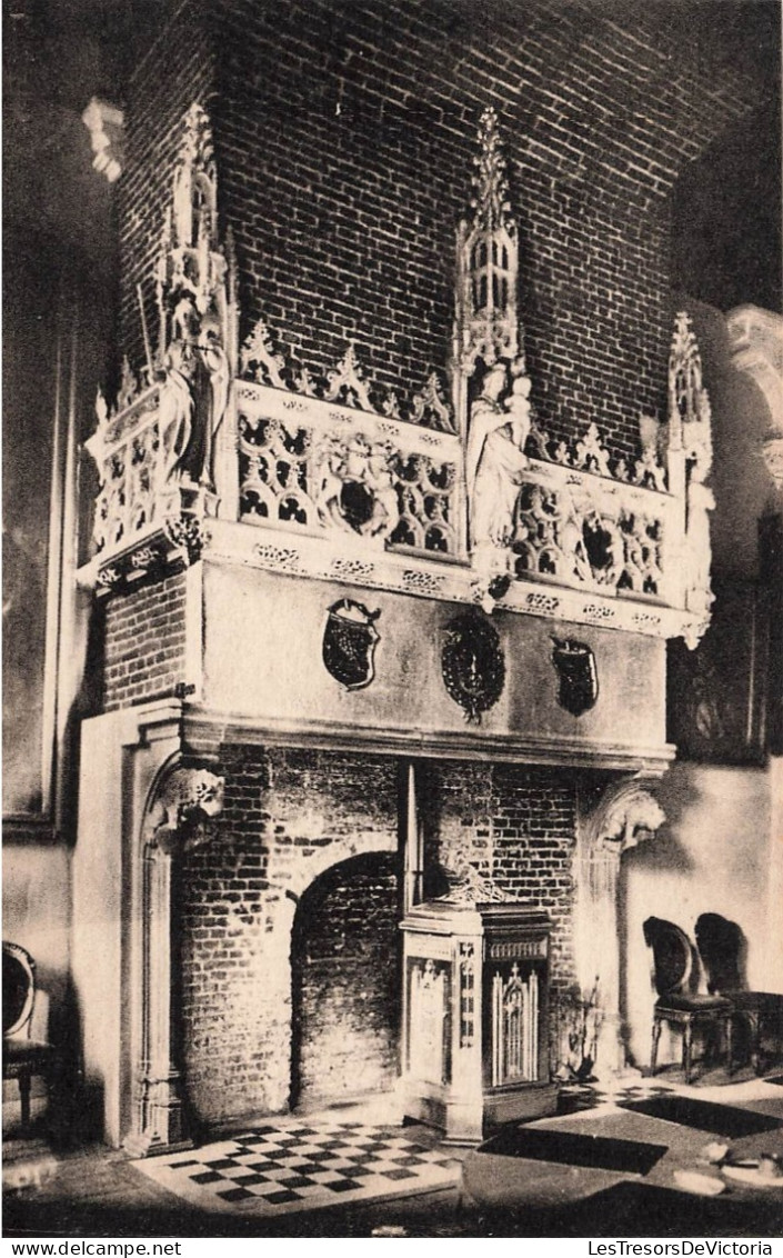 BELGIQUE - Audenarde (intérieur) - Hôtel De Ville - Salle Echevinale - La Cheminée - Carte Postale Ancienne - Autres & Non Classés