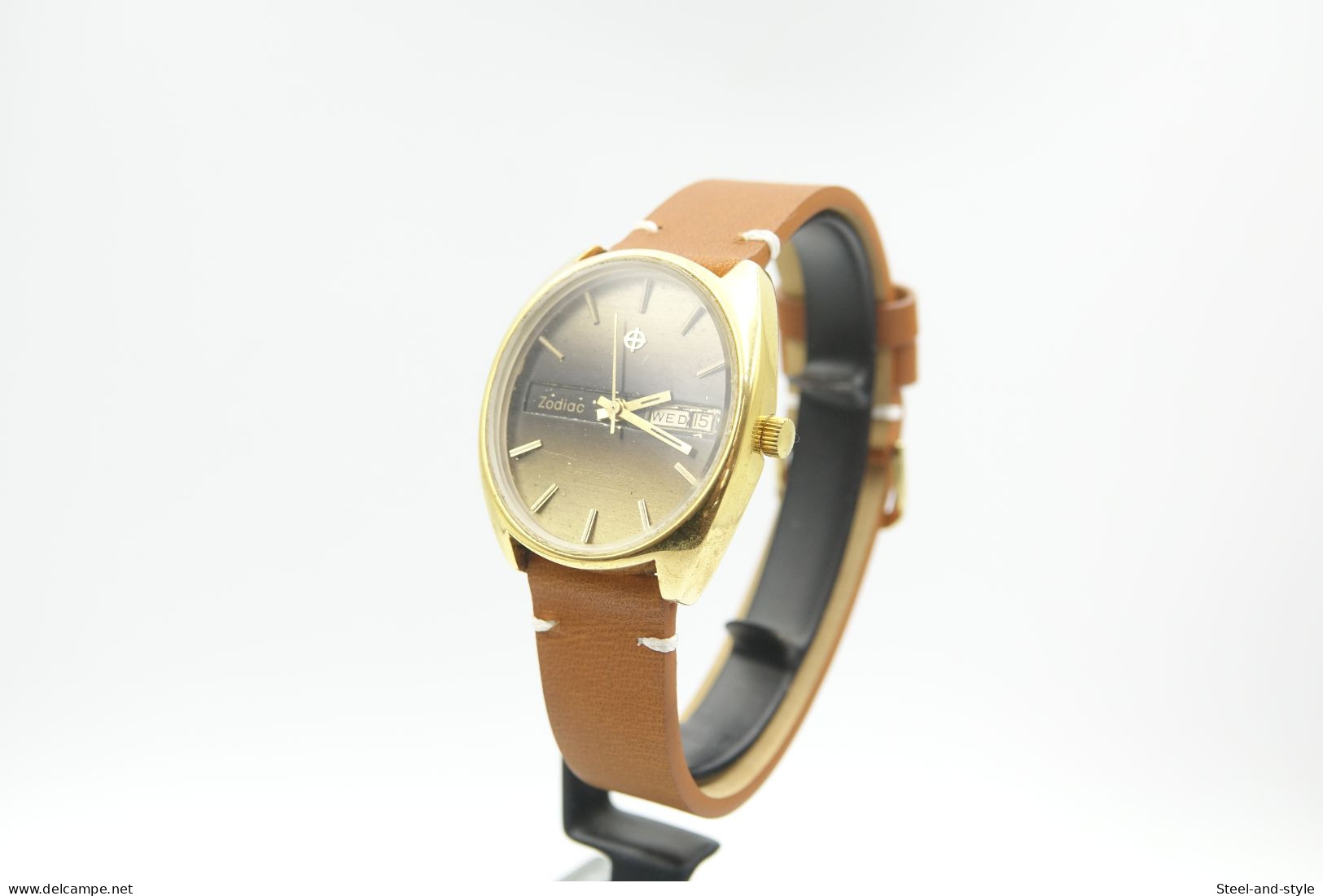 Watches : ZODIAC SST 36000 AUTOMATIC MEN OVAL - Original  - Running - Excelent Condition - Relojes Modernos