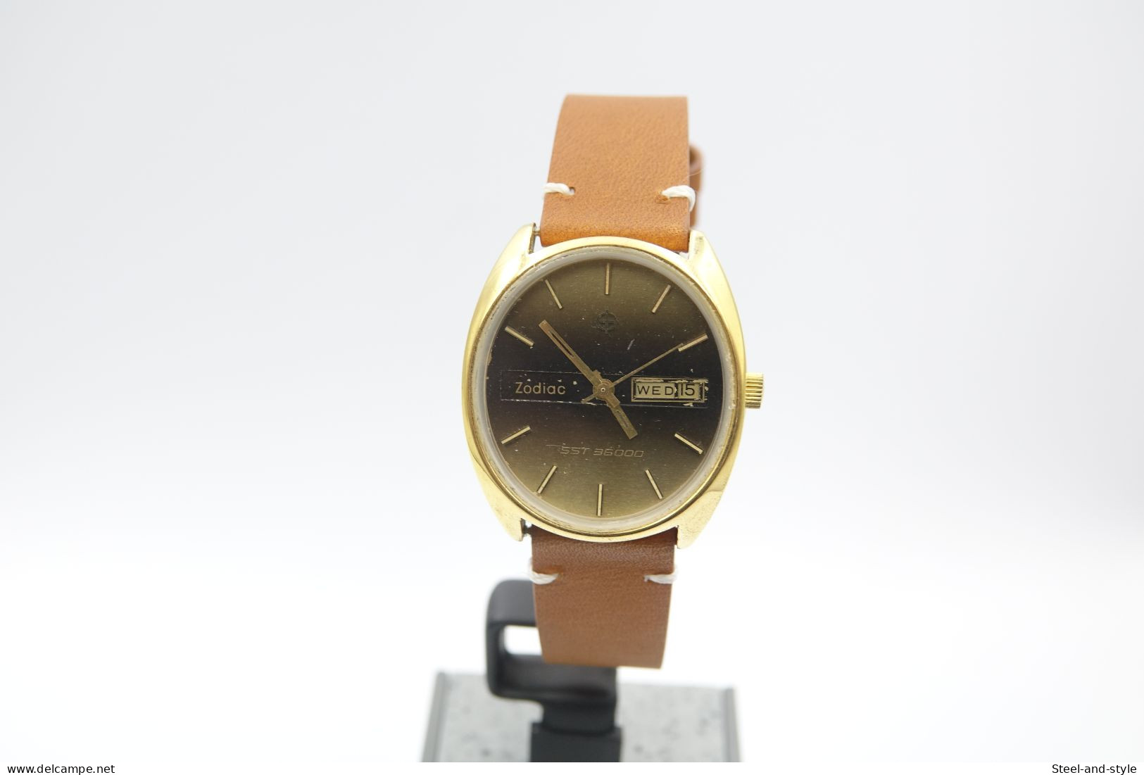 Watches : ZODIAC SST 36000 AUTOMATIC MEN OVAL - Original  - Running - Excelent Condition - Relojes Modernos