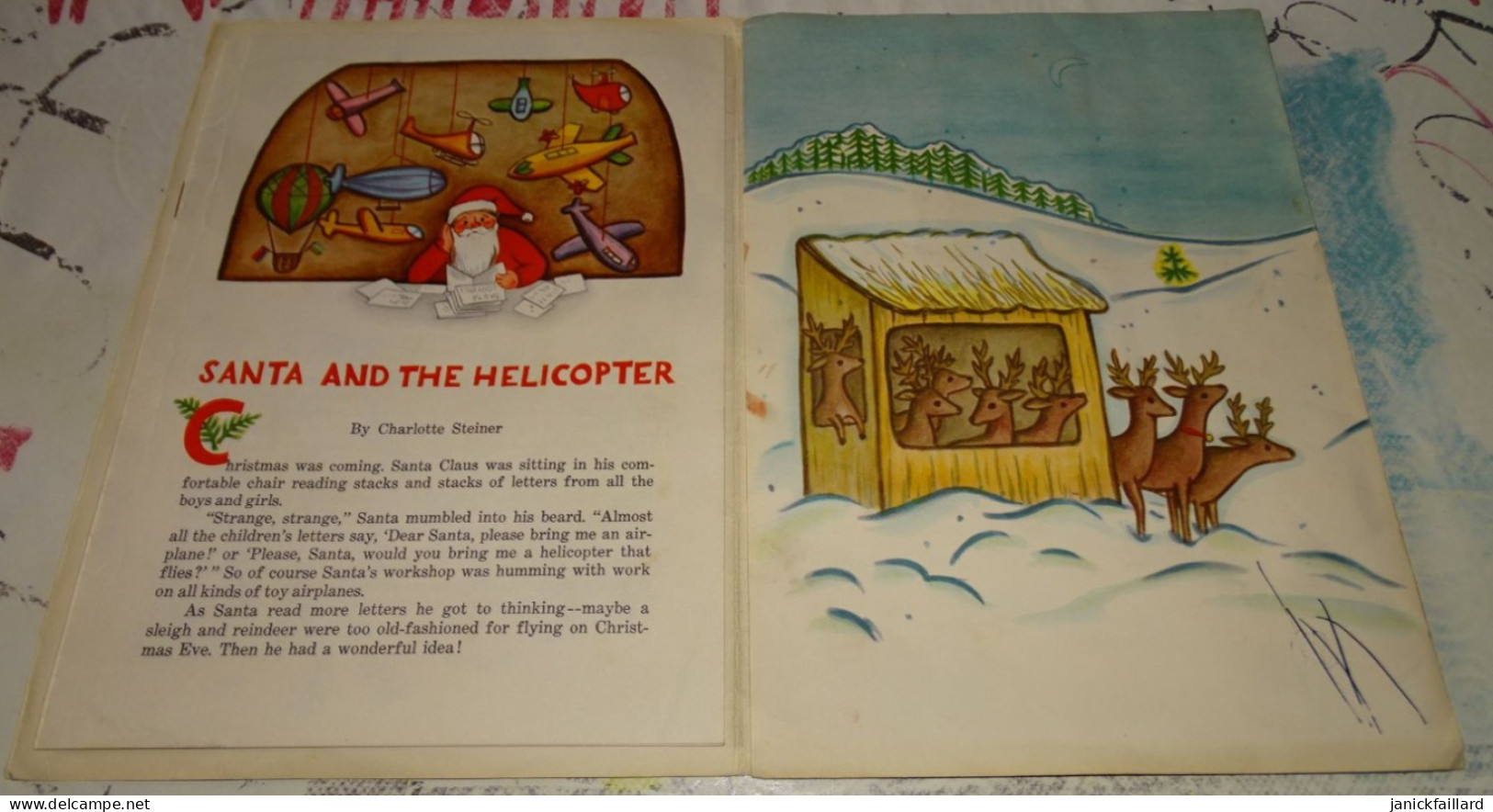 A Christmas Story For You - Livret à Système  Santa And The Helicopter By Charlotte Steiner - Sprookjes & Fantasie
