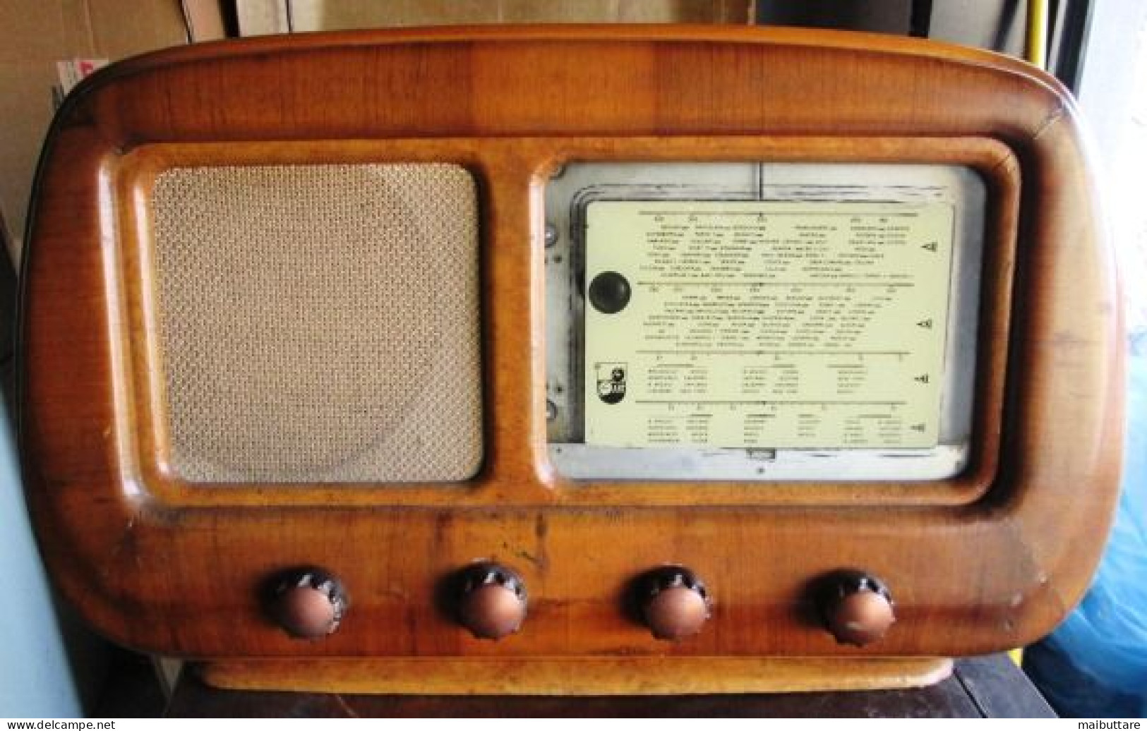 Radio ART MILANO Con Mobile In Legno, Andamento Orizzontale.  Vintage  Non Testata - Objetos Derivados