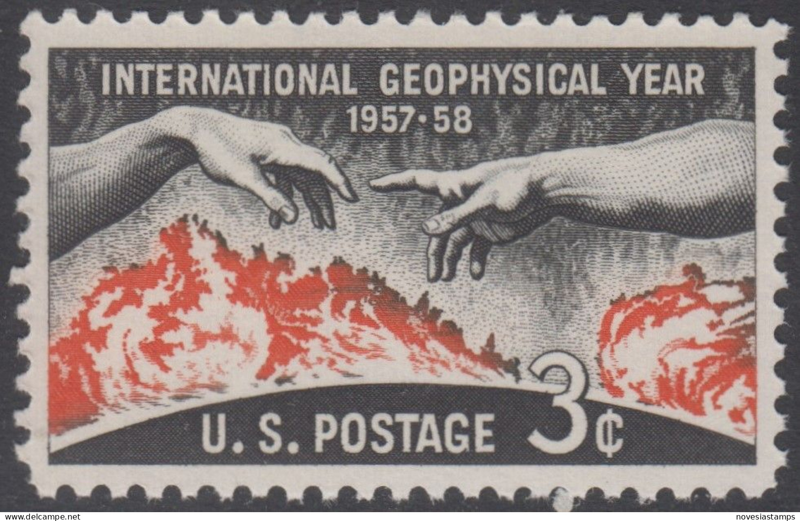 !a! USA Sc# 1107 MNH SINGLE (a2) - Geophysical Year - Ungebraucht