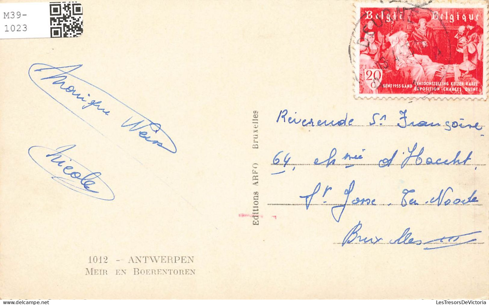 BELGIQUE - Antwerpen - Meir En Boerentoren - Carte Postale Ancienne - Antwerpen