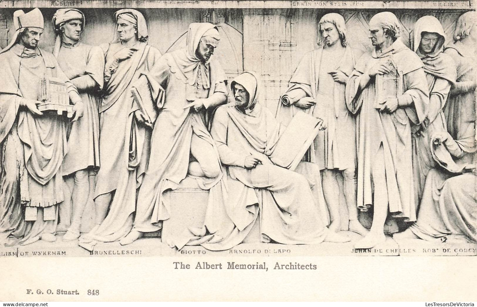 ROYAUME-UNI - The Albert Memorial Architeects - Carte Postale Ancienne - Autres & Non Classés