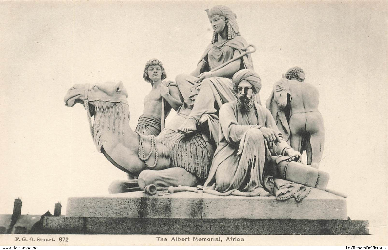 ROYAUME-UNI - The Albert Memorial - Africa - Carte Postale Ancienne - Autres & Non Classés