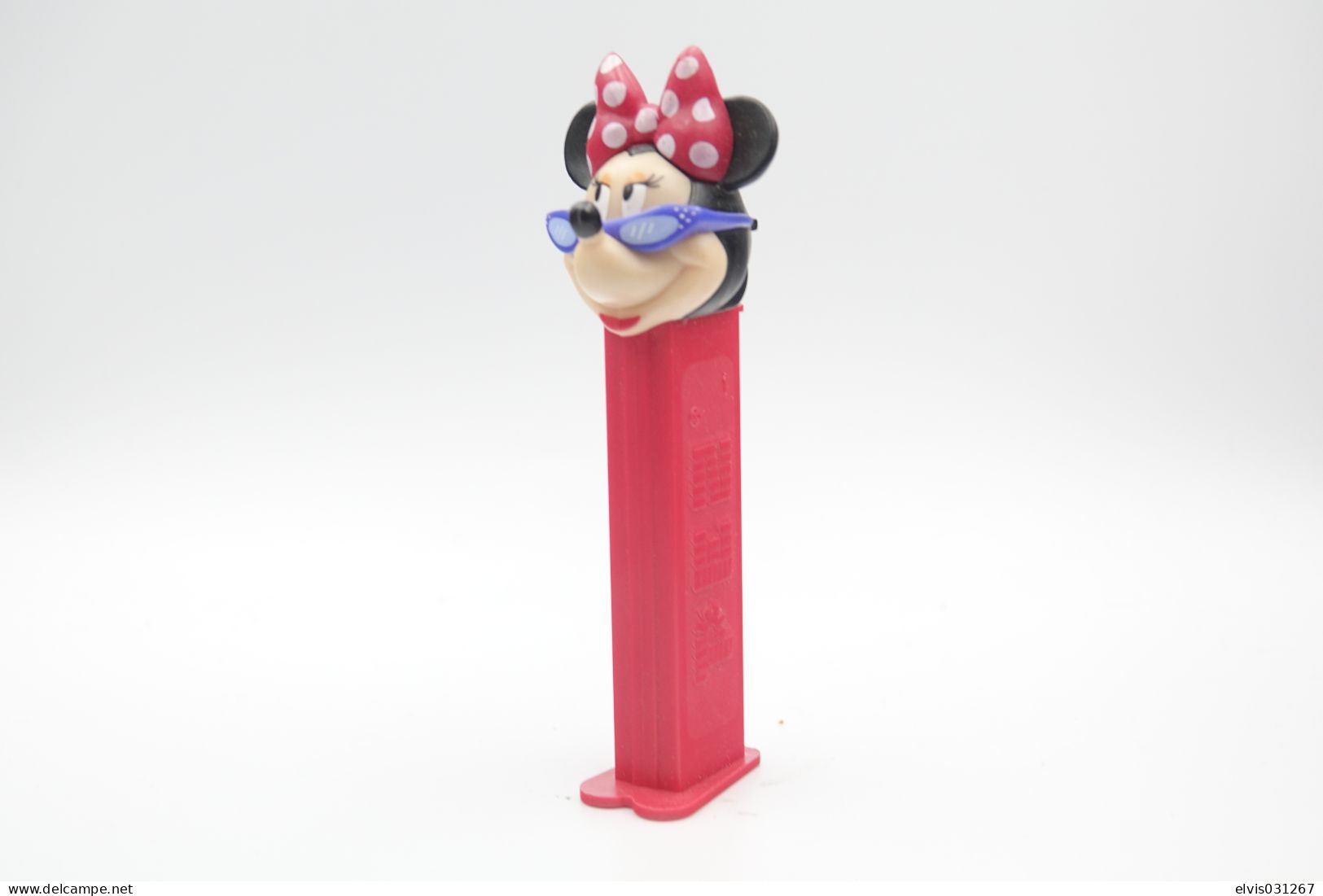 Vintage PEZ DISPENSER : MINNIE MOUSE - Mickey Mouse Clubhouse Disney - 2015 - Us Patent China Made L=12cm - Small Figures