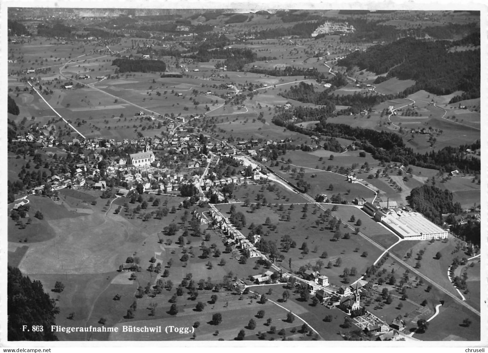 Bütschwil Fliegeraufnahme - Bütschwil-Ganterschwil