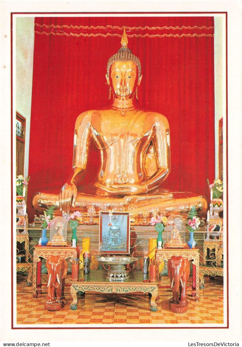 THAÏLANDE -The Golden Buddha Of Sukhorthai In Wat Traimit Withayaram Worawiharn Bangkok Thailand - Carte Postale - Tailandia