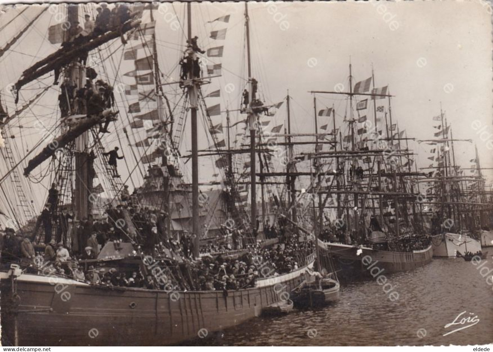 Terre Neuvas Ships Blessing St Malo Envoi Y De La Pommeraye Hotel Perrin Combloux 1946 Terre Neuve Peche Morue Cod - Autres & Non Classés