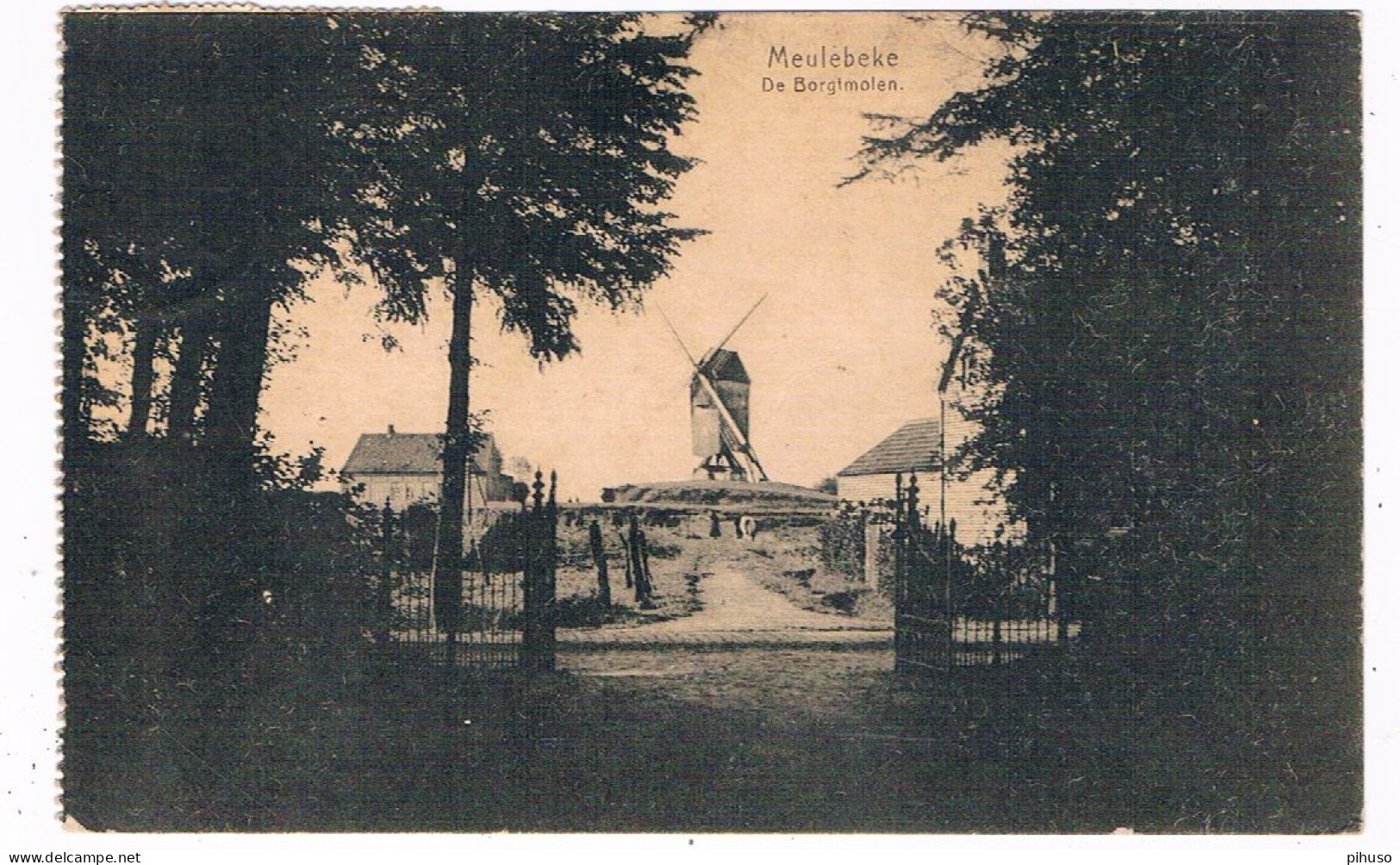 B-9938  MEULEBEKE : De Bergmolen - Meulebeke