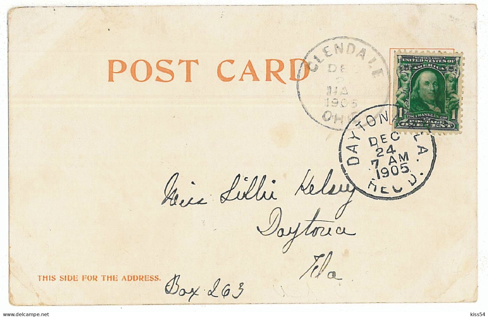 US 15 - 6044 CINCINNATI, USA, Fountain Square - Old Postcard - Used - 1905 - Cincinnati