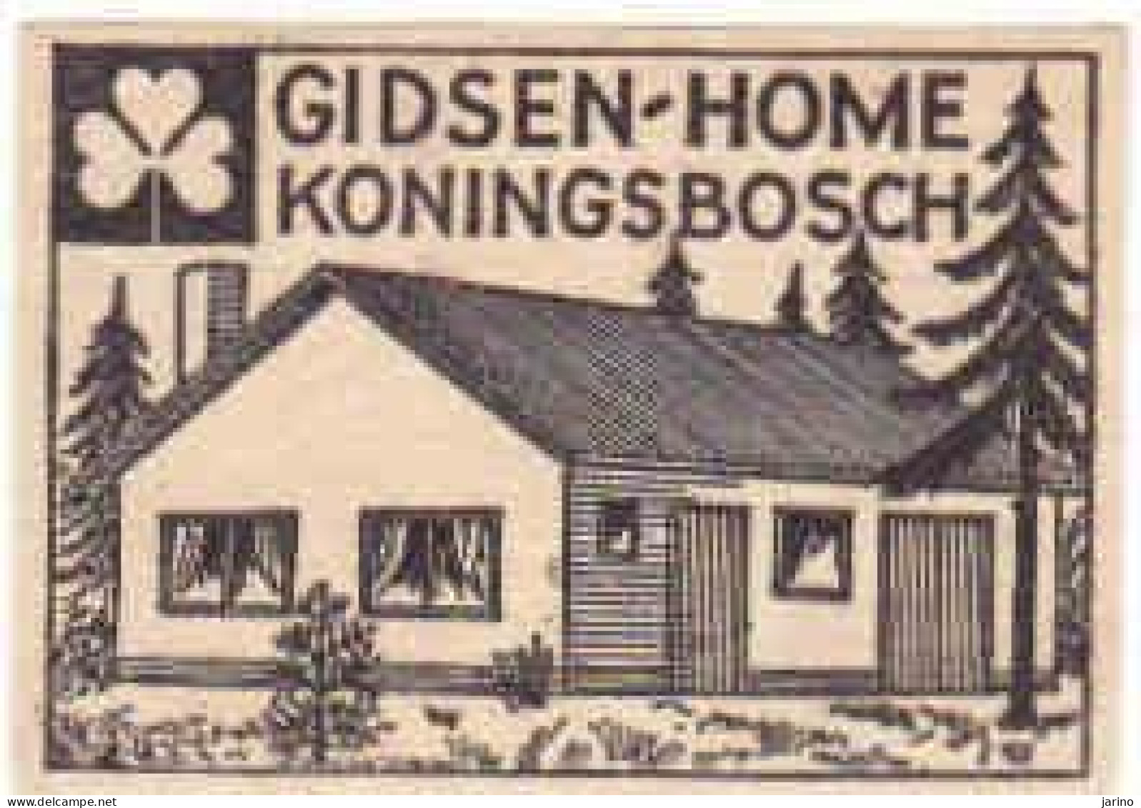 Dutch Matchbox Label, KONINGSBOSCH - Limburg, GIDSEN - Home, Holland Netherlands - Boites D'allumettes - Etiquettes