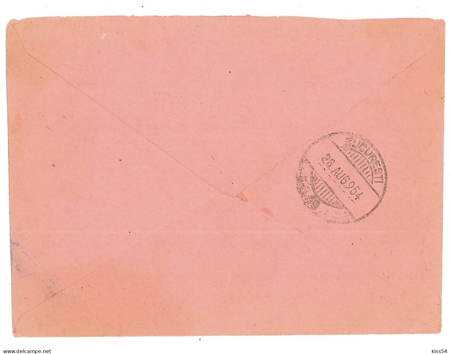 CIP 12 - 191-a Bucuresti, REGISTERED Cover - 1954 - Brieven En Documenten