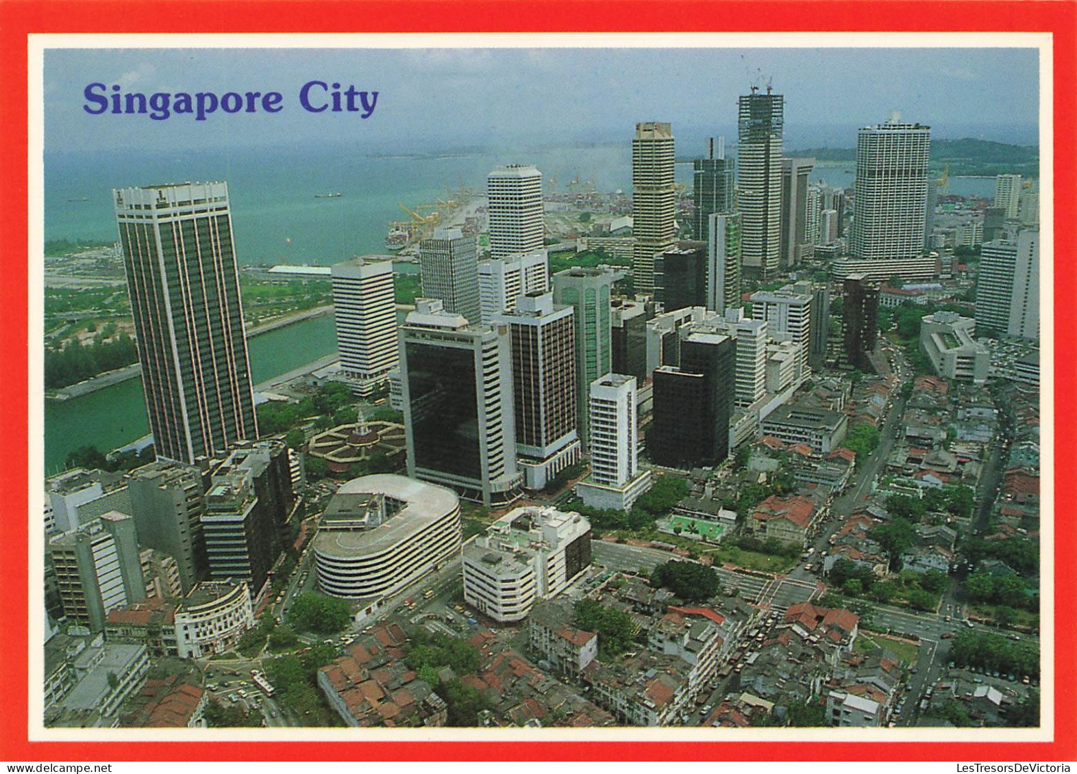 SINGAPOUR - Singapore City - Singapore's Commercial And Financial Hub In The Harbour City Area  - Carte Postale - Singapur