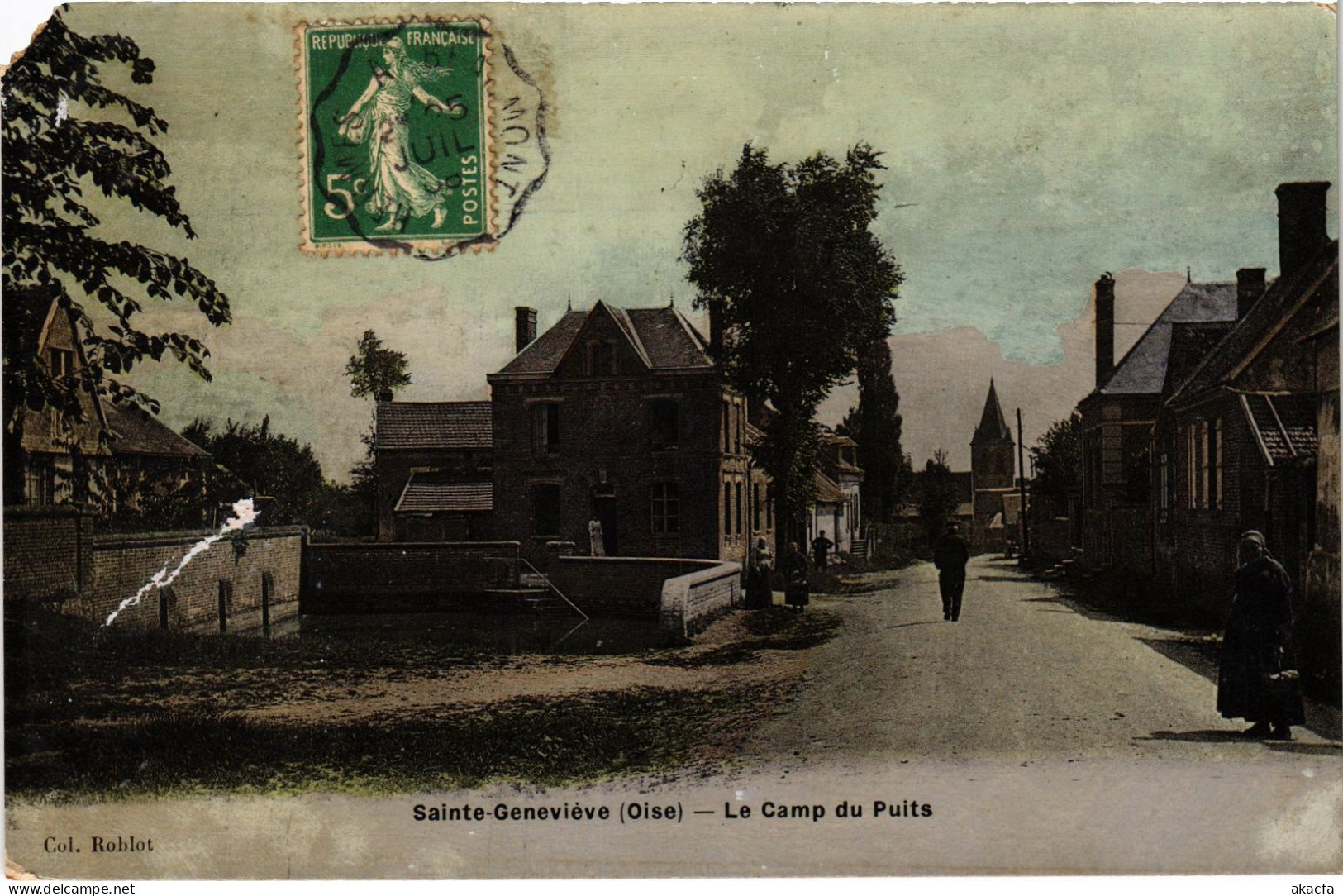 CPA Ste-Genevieve Camp Du Puits (1186259) - Sainte-Geneviève