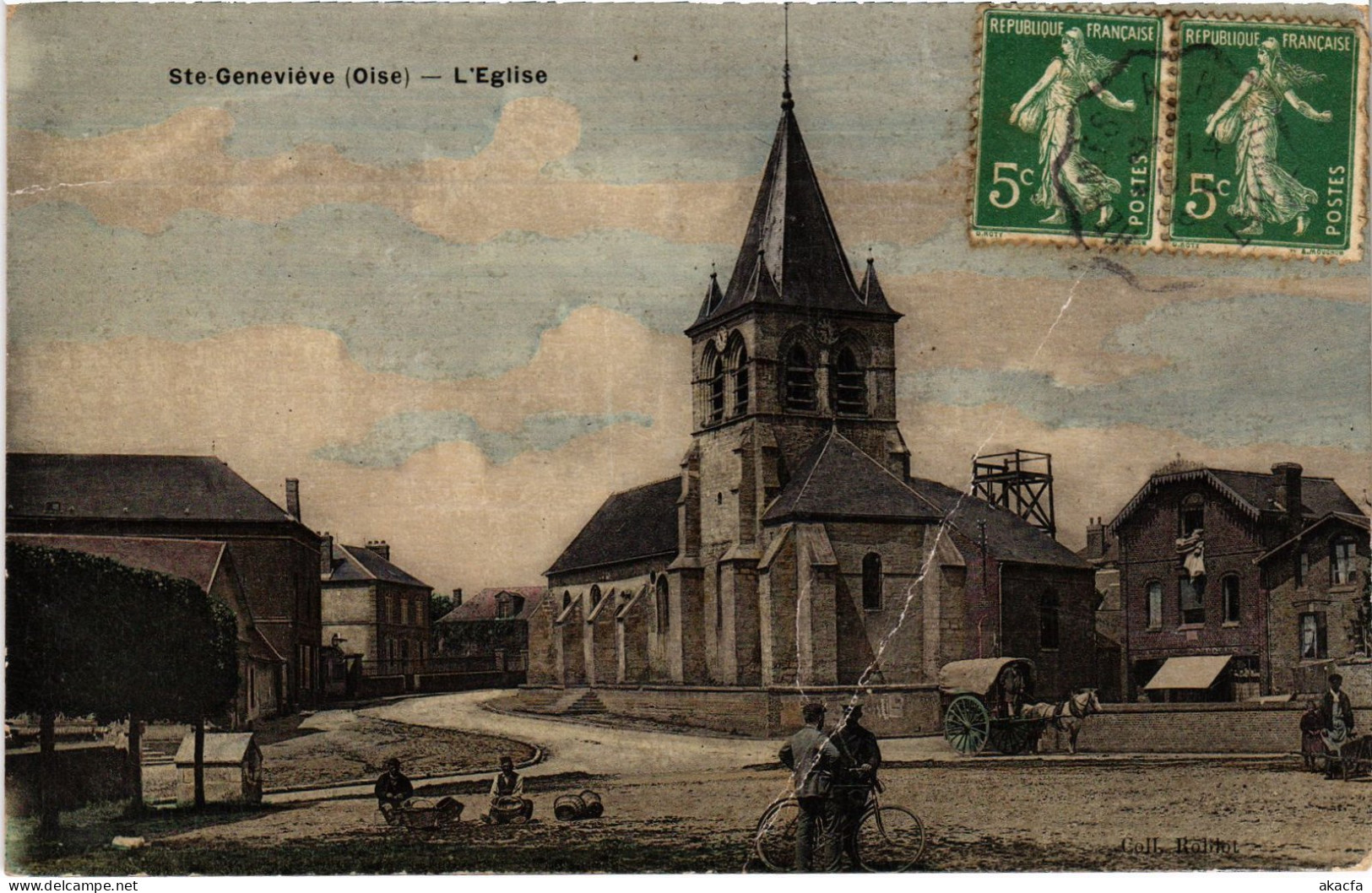 CPA Ste-Genevieve Église (1186252) - Sainte-Geneviève