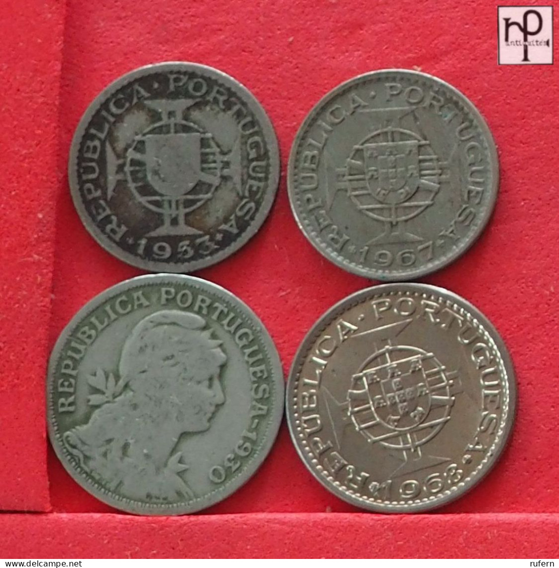 CAPE VERDE  - LOT - 4 COINS - 2 SCANS  - (Nº58120) - Kilowaar - Munten