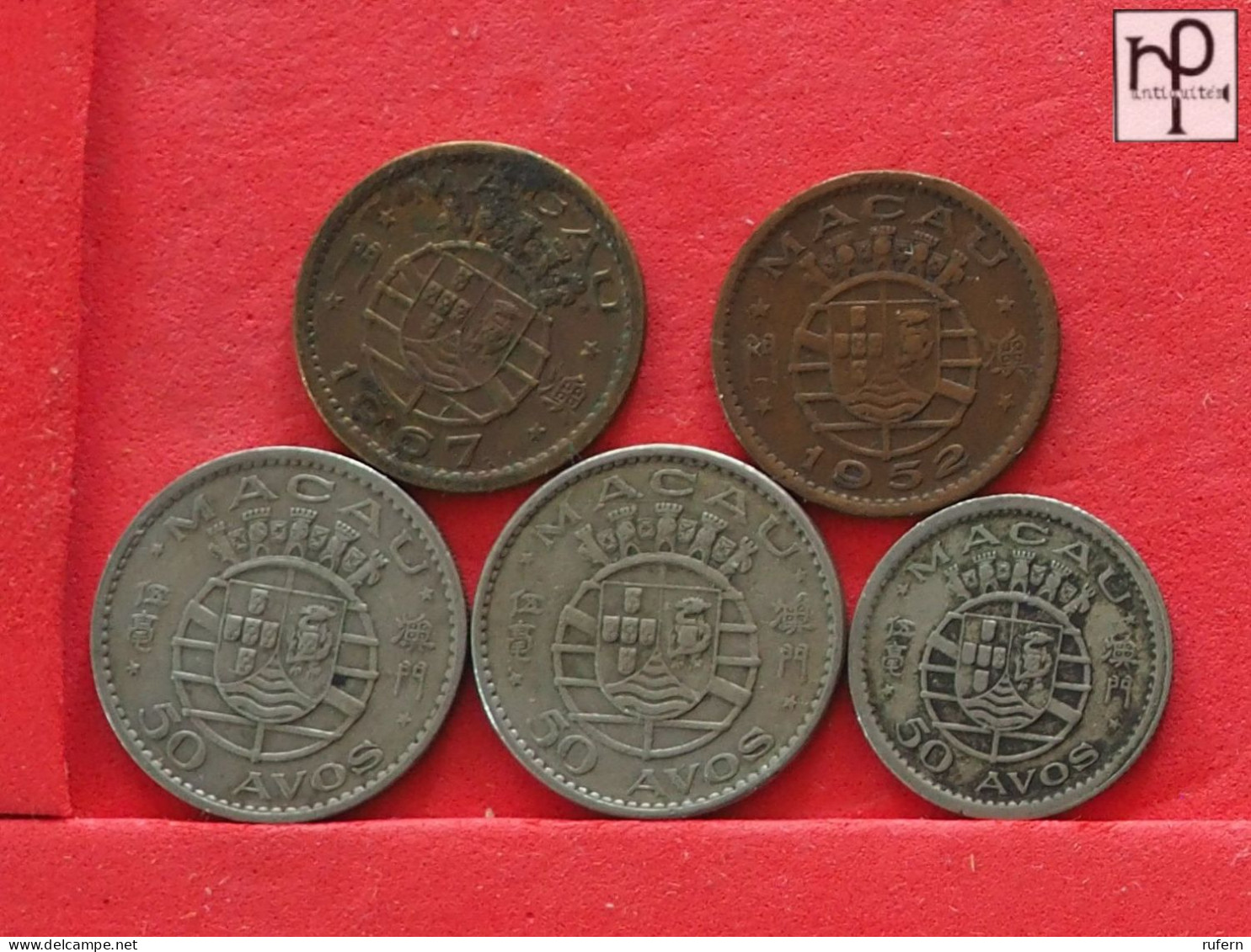 MACAU  - LOT - 5 COINS - 2 SCANS  - (Nº58122) - Lots & Kiloware - Coins