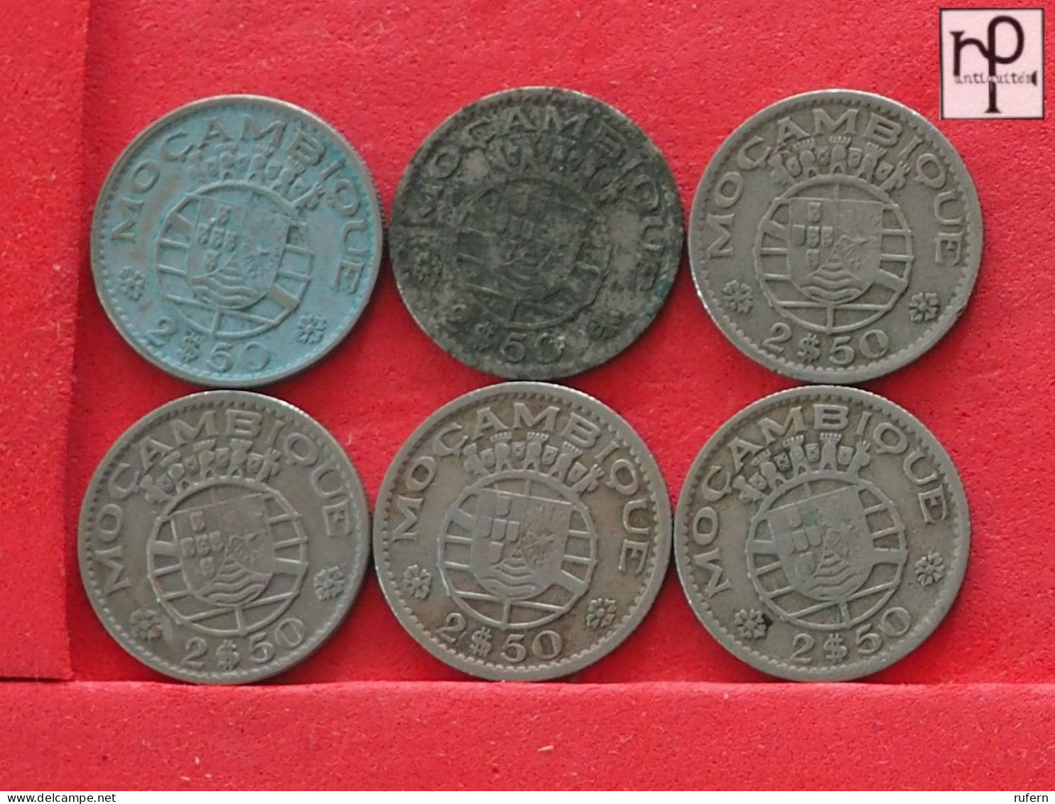 MOZAMBIQUE  - LOT - 6 COINS - 2 SCANS  - (Nº58126) - Kiloware - Münzen