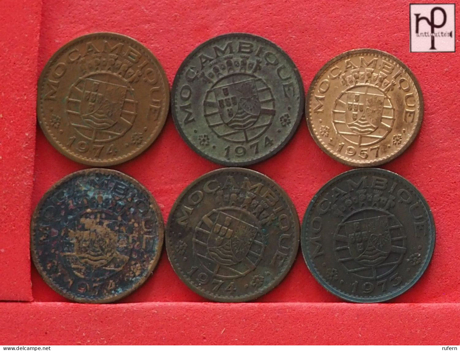 MOZAMBIQUE  - LOT - 6 COINS - 2 SCANS  - (Nº58128) - Vrac - Monnaies
