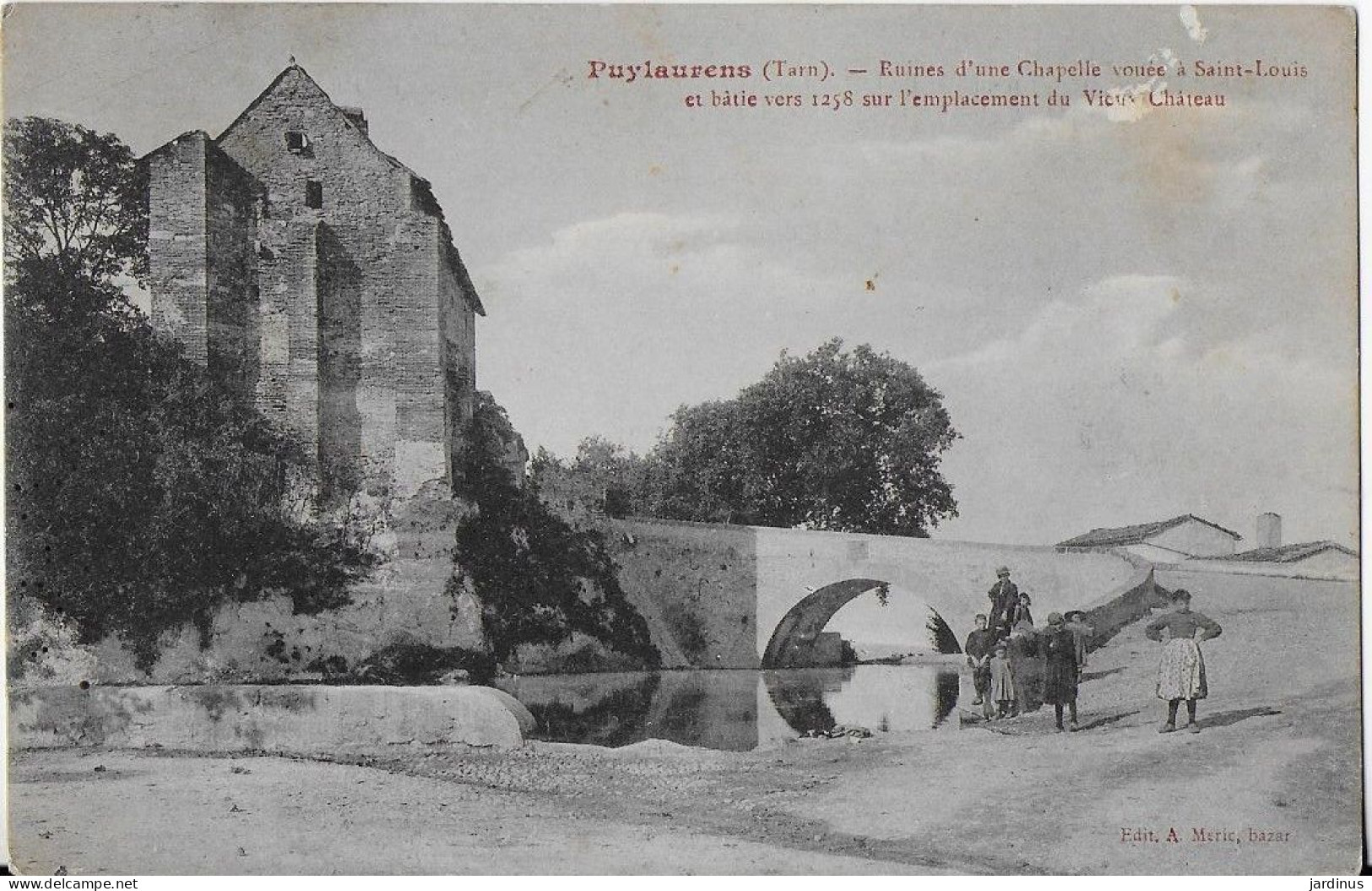 Puylaurens Ruines D'une Chapelle Vouée à ST Louis - Puylaurens