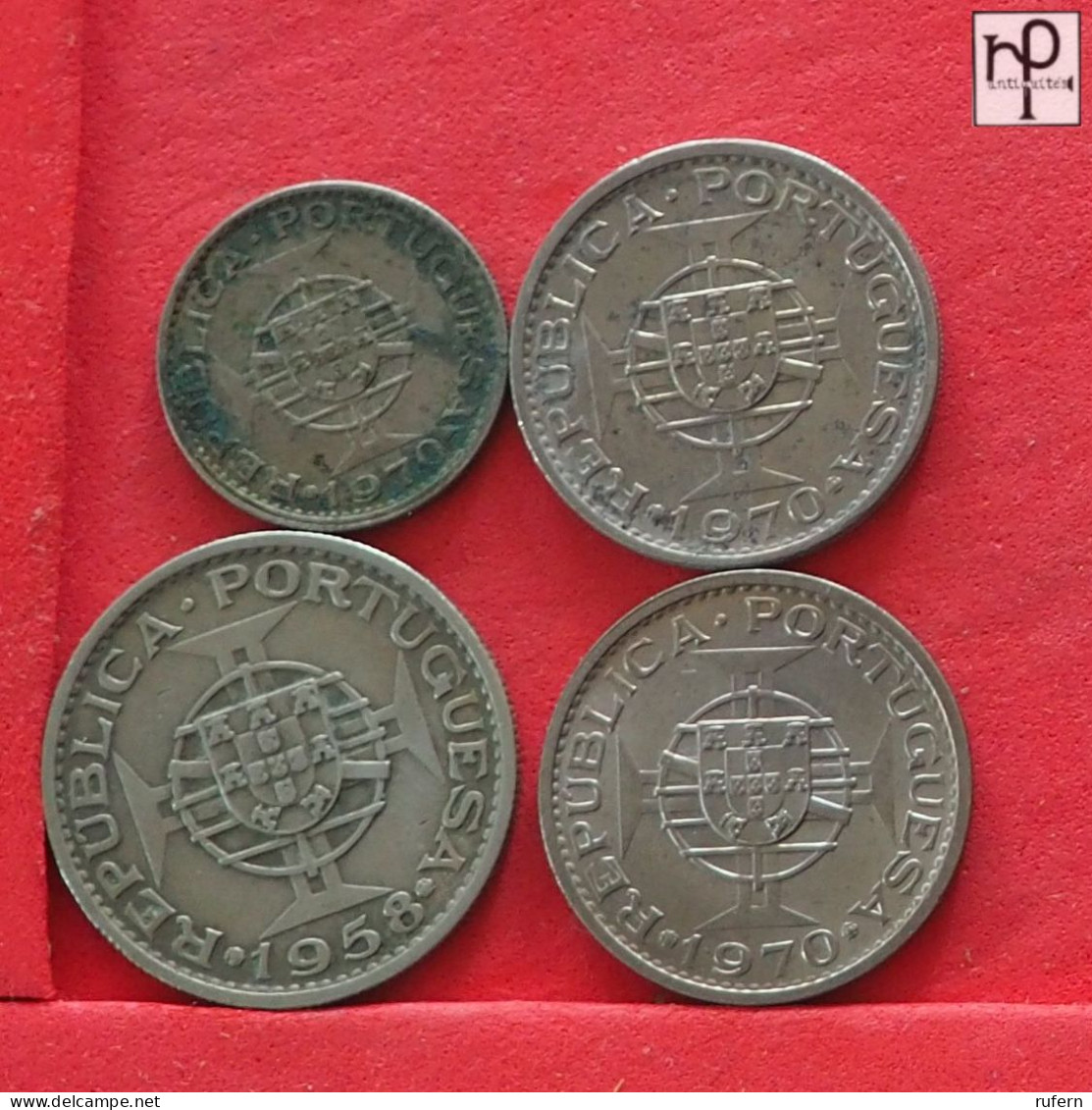 TIMOR  - LOT - 4 COINS - 2 SCANS  - (Nº58134) - Kiloware - Münzen