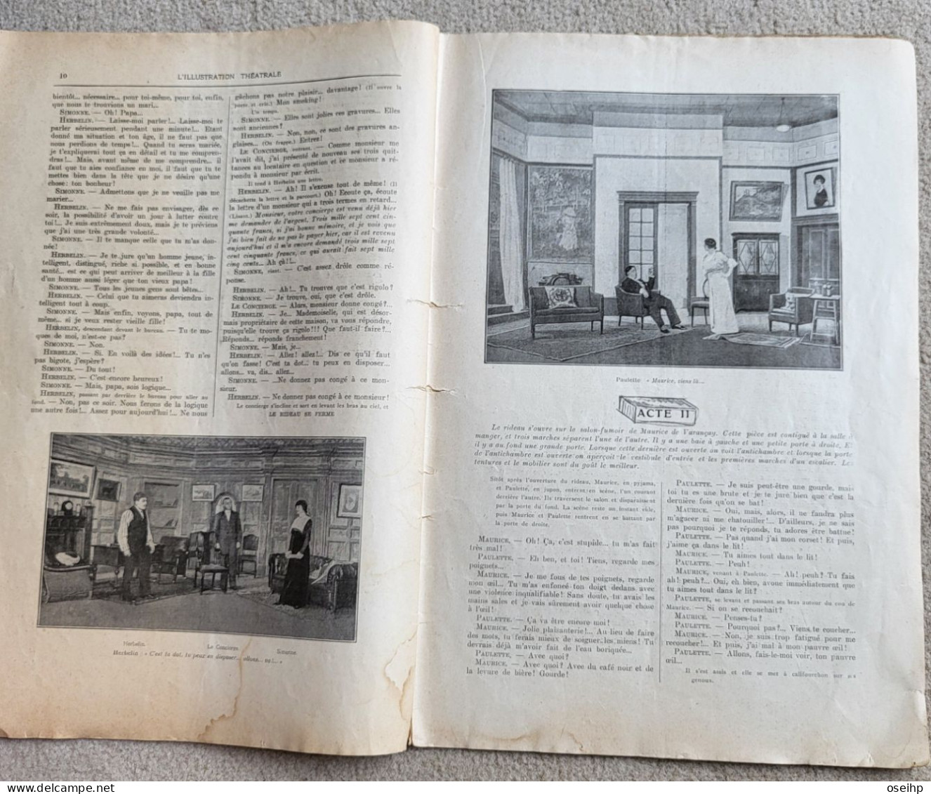 UN BEAU MARIAGE Comédie Par SACHA GUITRY Charlotte Lyses 1912 Pièce Théâtre - French Authors