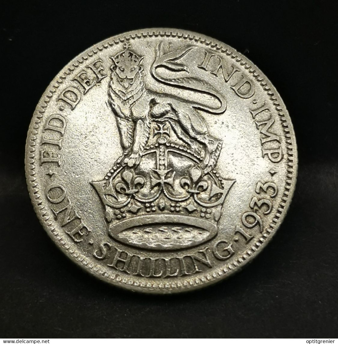 1 SHILLING ARGENT 1933 GEORGE V ROYAUME UNI / UNITED KINGDOM SILVER - I. 1 Shilling