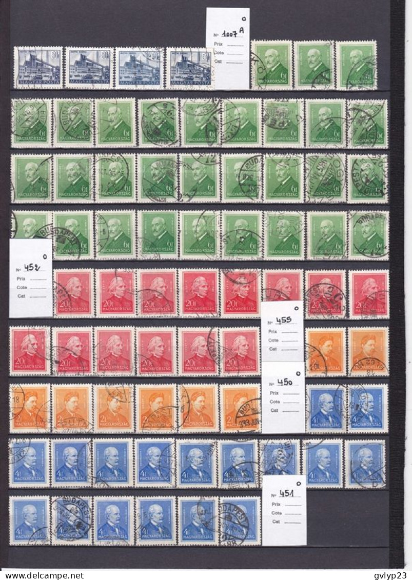 UN LOT DE 344 TIMBRES OBLITéRéS ( MULTIPLES ) - Verzamelingen